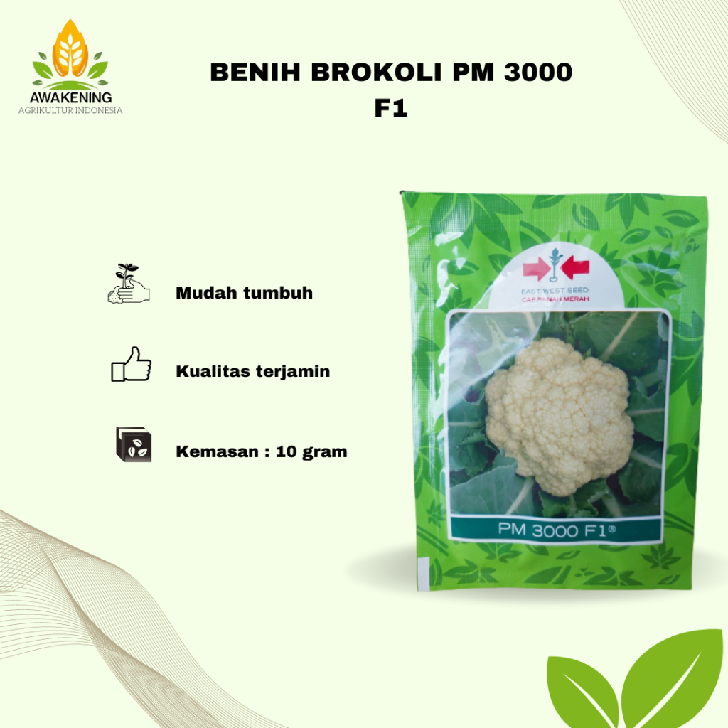 BENIH BROKOLI PM 3000 F1 10GRAM PANAH MERAH
