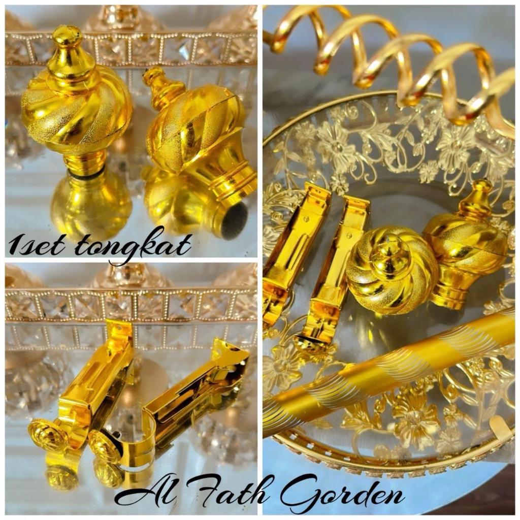 SetBatang Gorden Tongkat Rollet Jendela