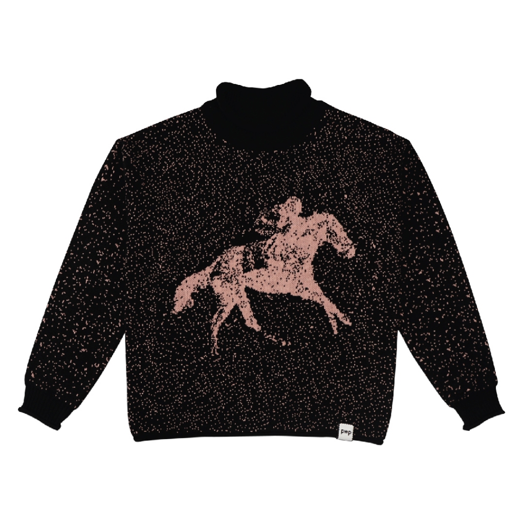 Pattero - Sweater Knit Wanita & Pria Jockey's Joy - Black