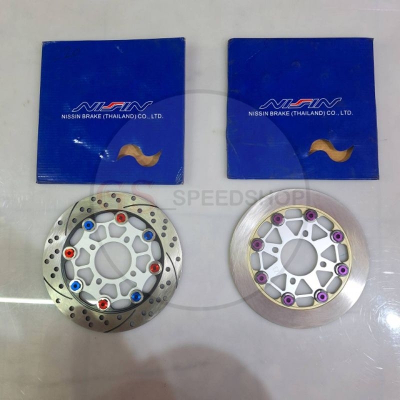 Disc Brake Piringan Cakram Rem Depan Nissin Honda Beat Vario Karbu Fi Old Beat Fi New Esp 220mm Orig