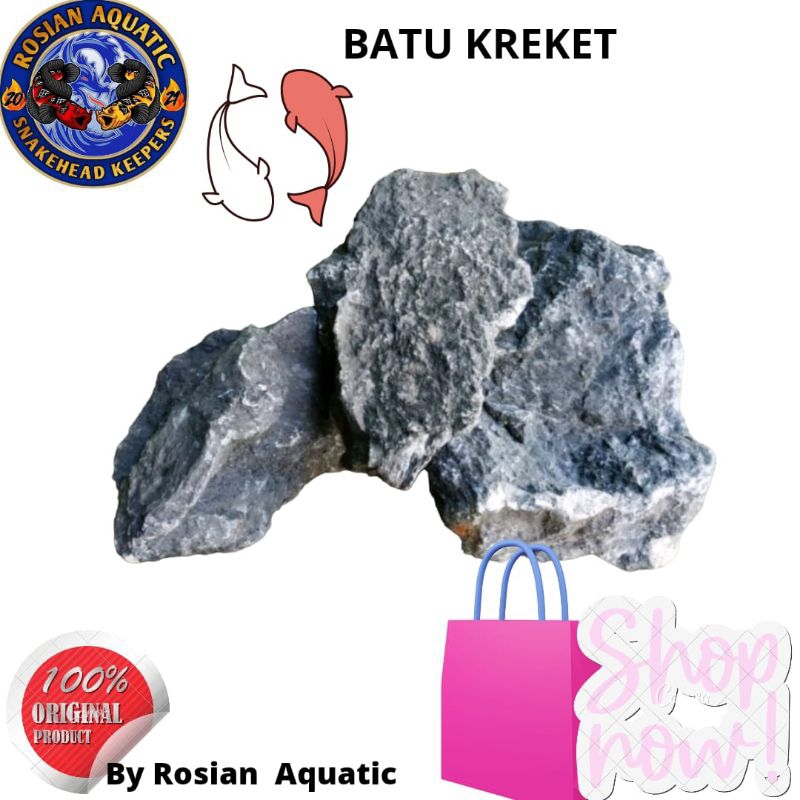 Batu creket aquascape 1 kg/ batu kriket aquascape