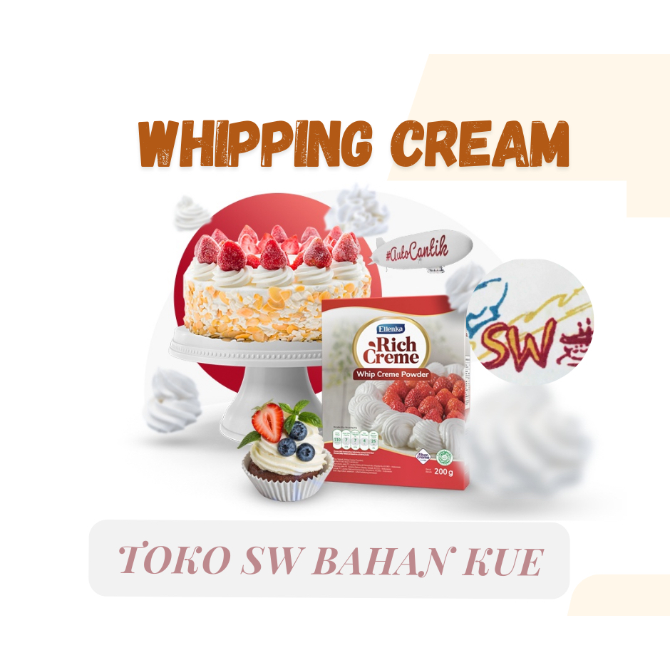 

ELLENKA RICH CREME / WHIPPING CREAM BUBUK 200 GR