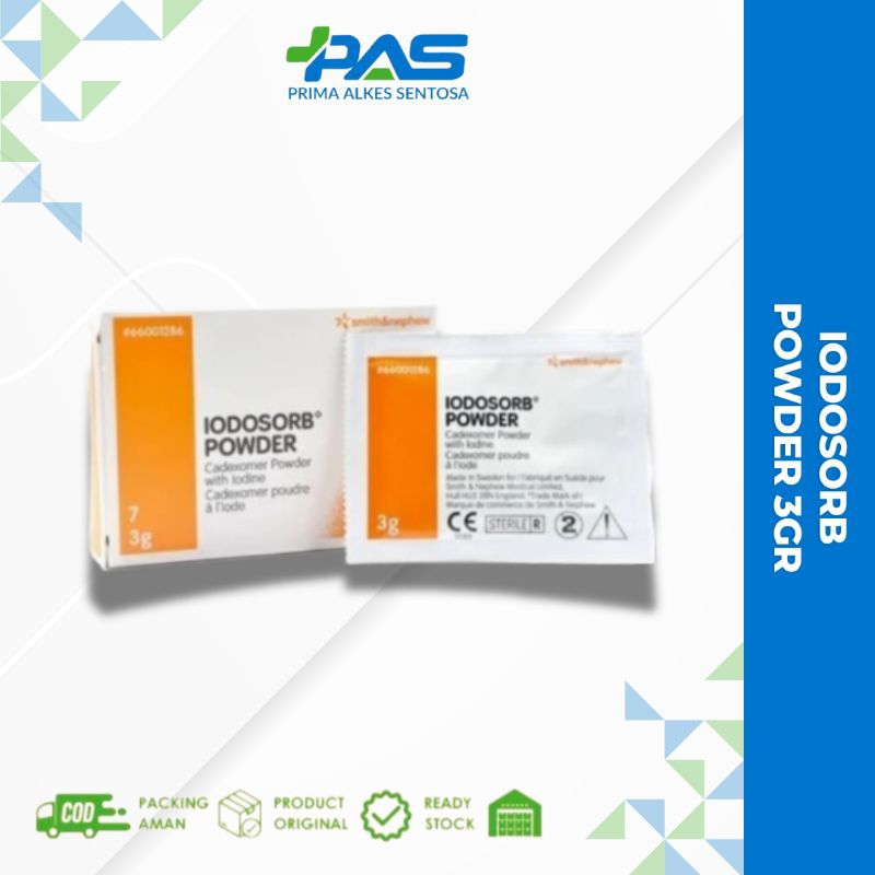 Iodosorb Powder 3gram untuk Luka