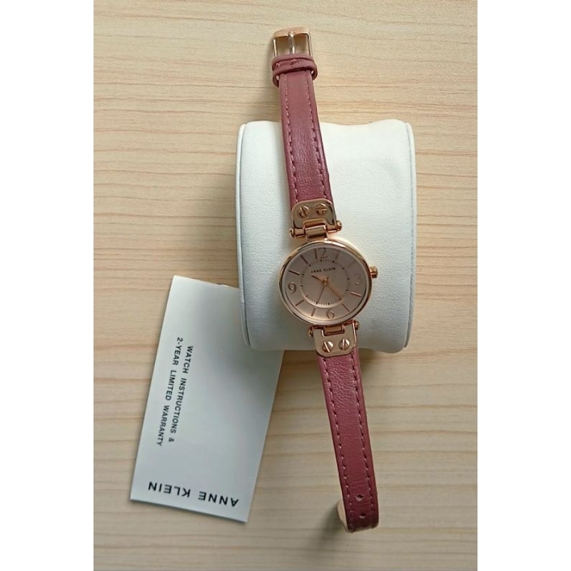 ANNE KLEIN LEATHER ARLOJI / JAM TANGAN MEWAH ELEGAN KULIT ORIGINAL BRANDED