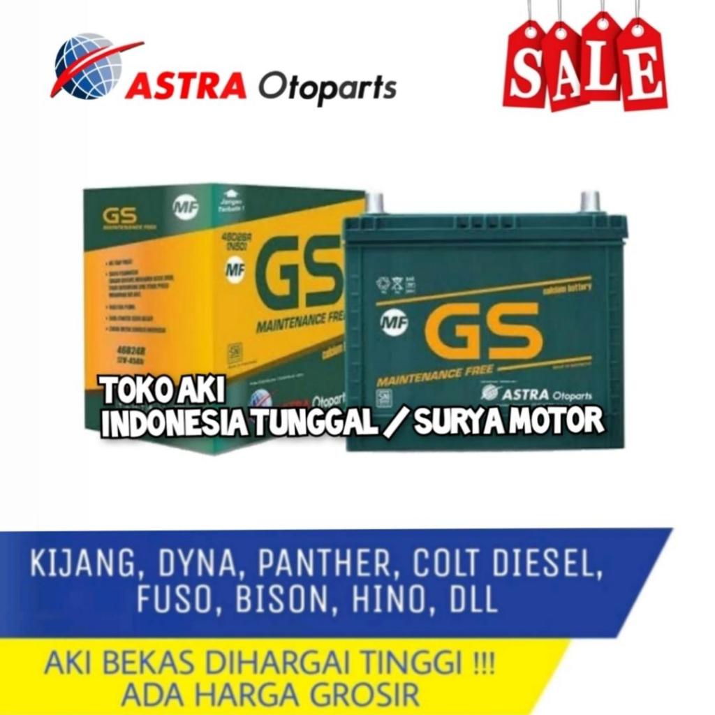 AKI MOBIL KIJANG DYNA PANTHER COLT DIESEL CANTER FUSO HINO GS MF NS70