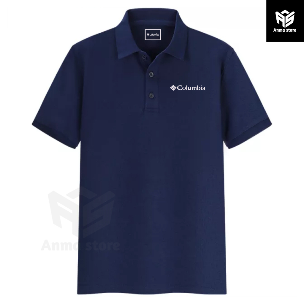 Kaos Kerah Polo shirt Pendaki Gunung Outdoor Columbia
