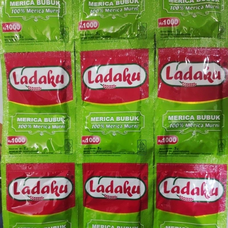 

ladaku merica bubuk renteng isi 12 sachet