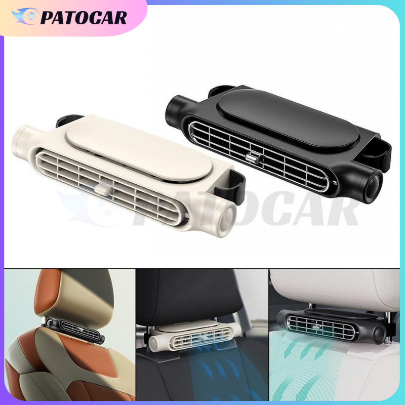 PARTOCAR Kipas Angin Mobil Portable Fan Mobil USB Plugcar Cooling Fan Car Set Fan Kipas Mobil