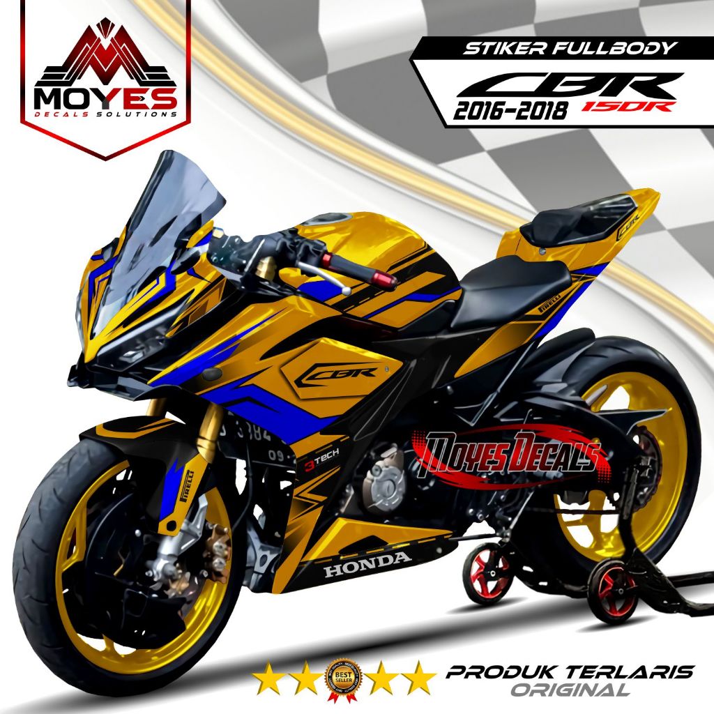 Decal Motor CBR 150R  - Stiker Motor CBR 150R Fullbody Premium - Variasi Motor Honda CBR 150R 2016-2