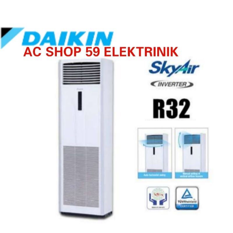 DAIKIN 3 PK FVFC71AV14 - AC FLOOR STANDING INVERTER SKYAIR SERIES R32 NEW