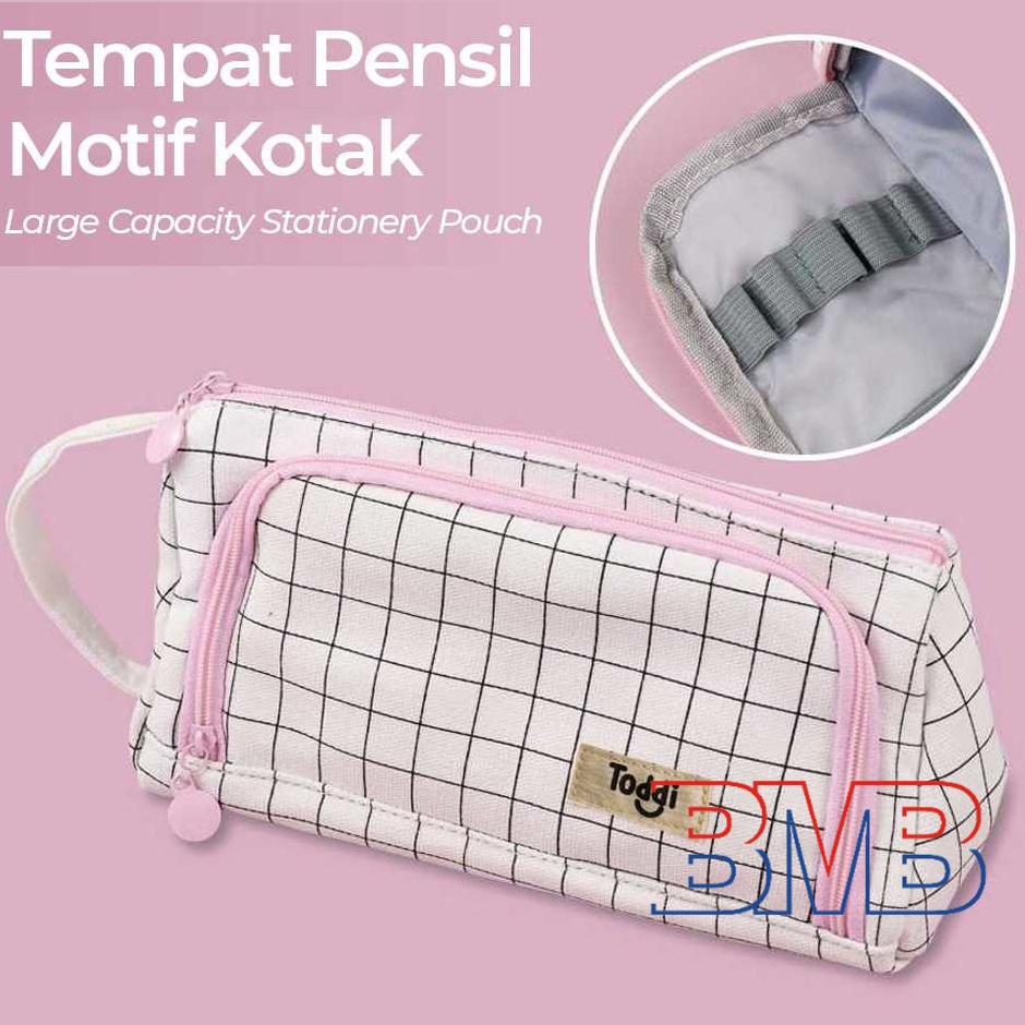 

Harga Promo N22 Tempat Pensil Large Capacity Pouch Stationery Motif Kotak Toddi PB1