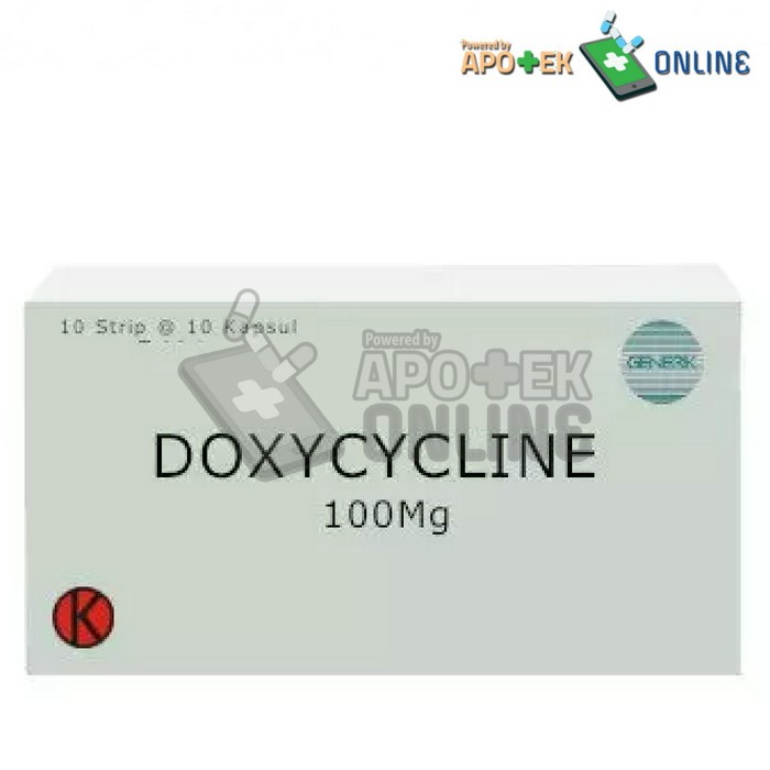 DOXYCYCLINE 100 MG (1 STRIP 10 KAPSUL)