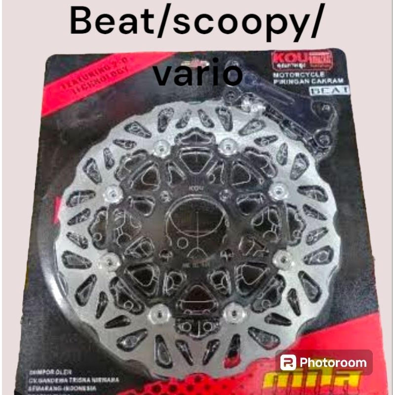 piringan disk 260mm beat scoopy vario 110 125 disk brake kou mahachai baja copi klx ktc psm