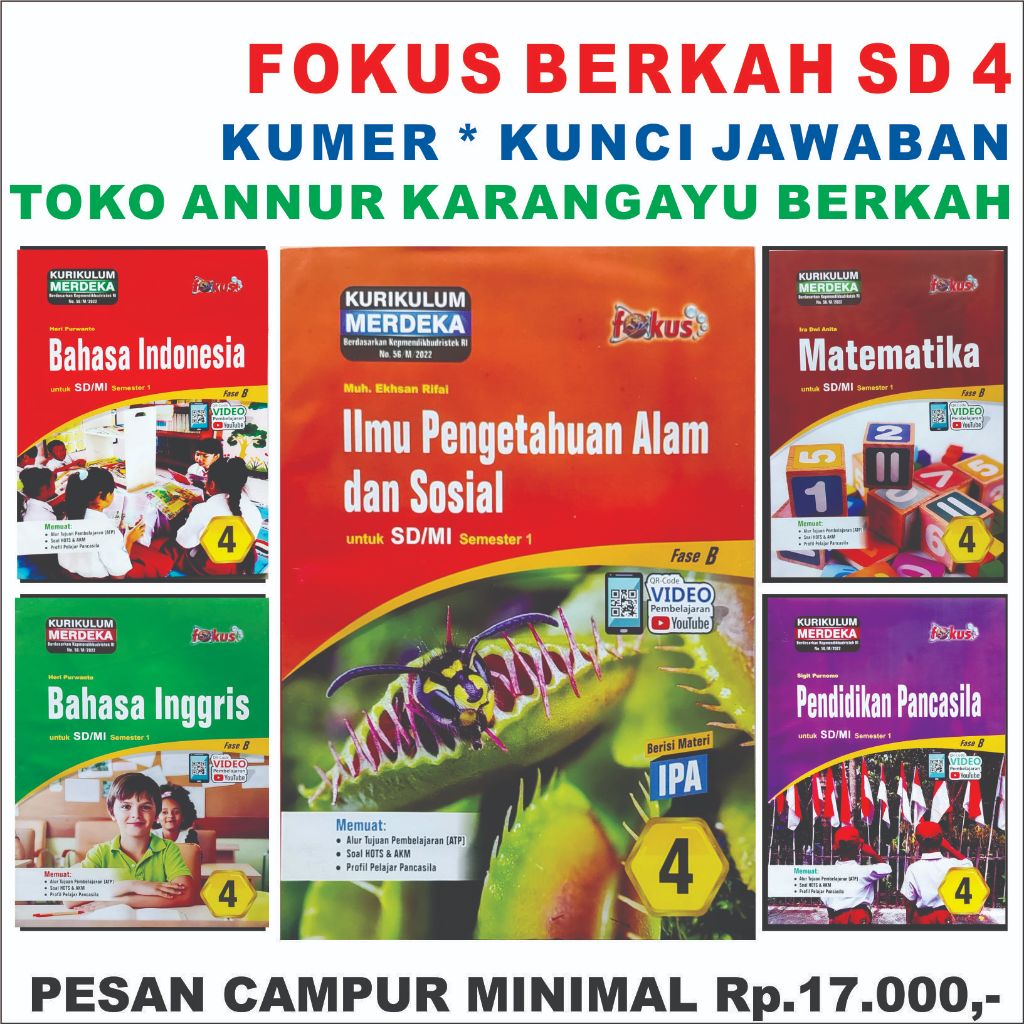 Bemuf LKS Fokus 4 SD Berkah * Kunci Jawaban Kelas 4 Modul FOKUS Berkah Kurikulum Merdeka Soal Buku P