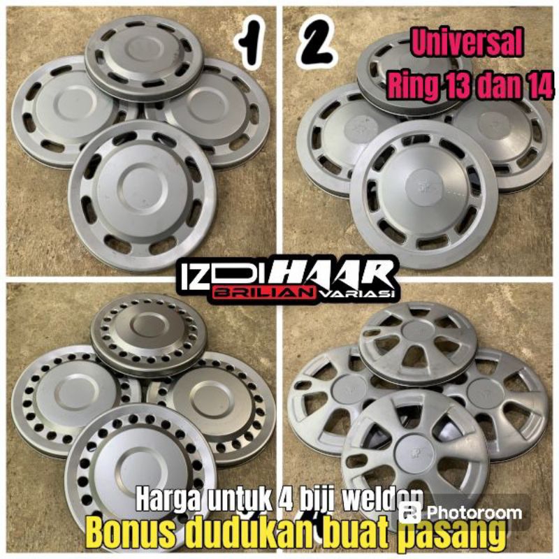 weldop bahan plat besi ring 13 dan 14