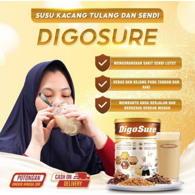 

DigoSure Asli Susu Sereal kacang kacangan Untuk Tulang dan Sendi Digo Sure Original ada Hevisure Gold