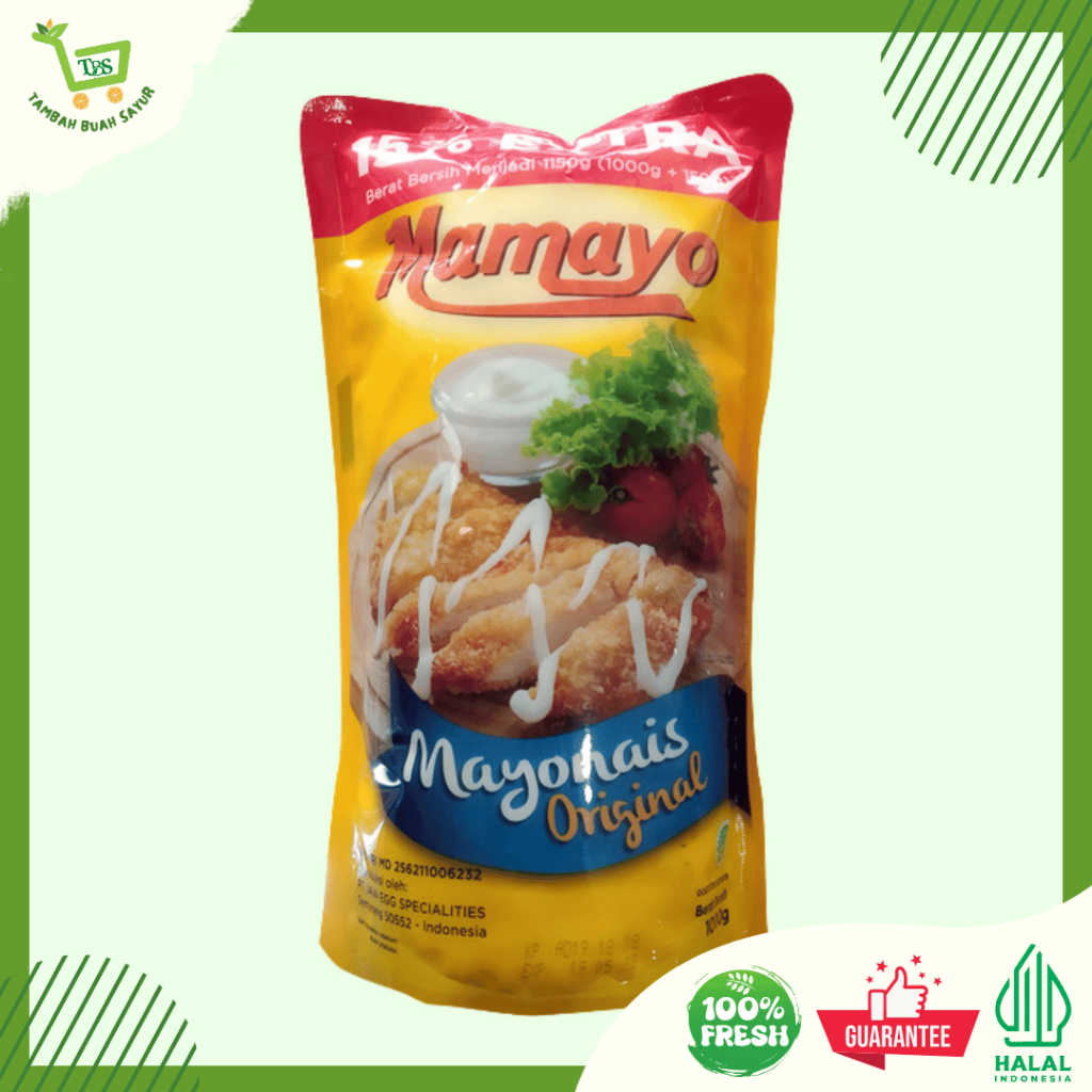 

MAMAYO MAYONAIS ORIGINAL 1 KG | Tambah Buah Sayur