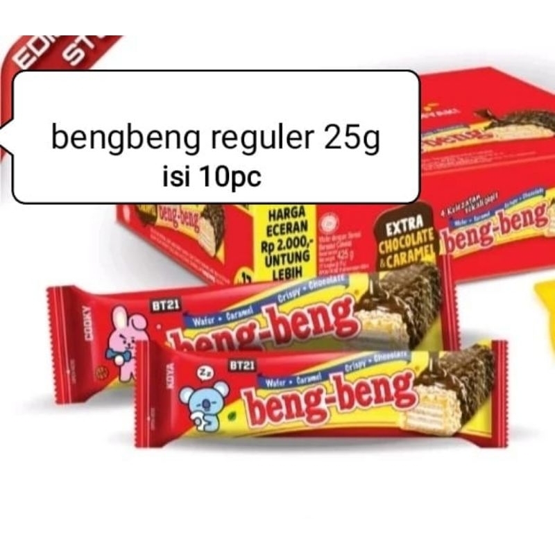 

beng beng reguler 25 gram isi 10