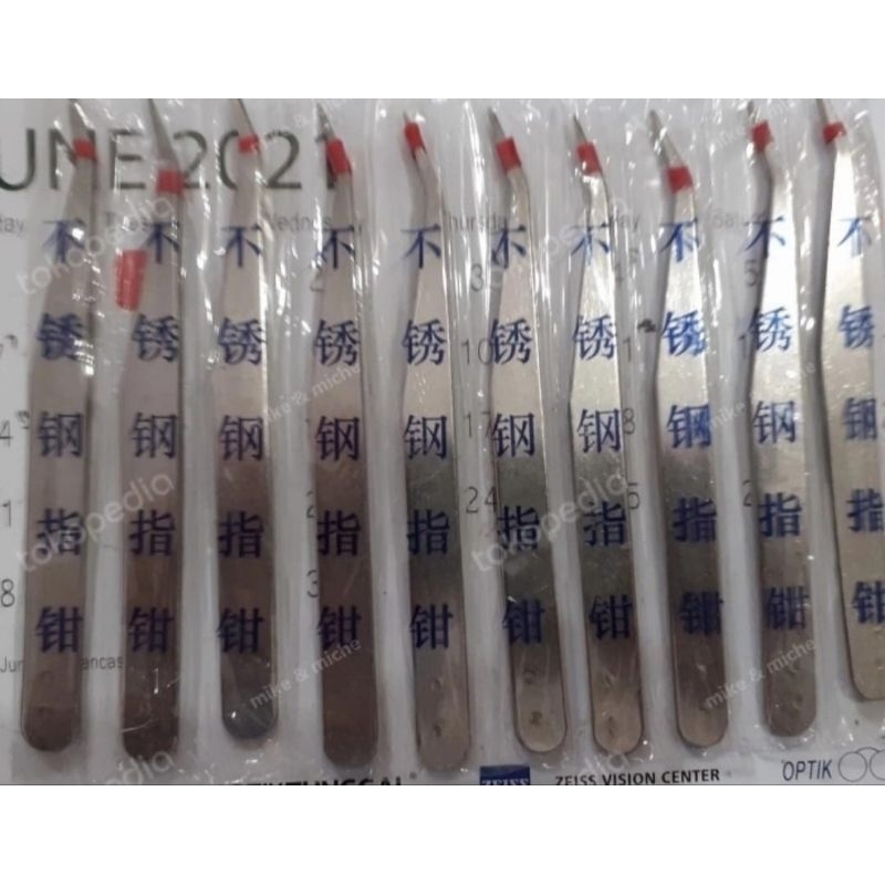 pinset stainless bengkok