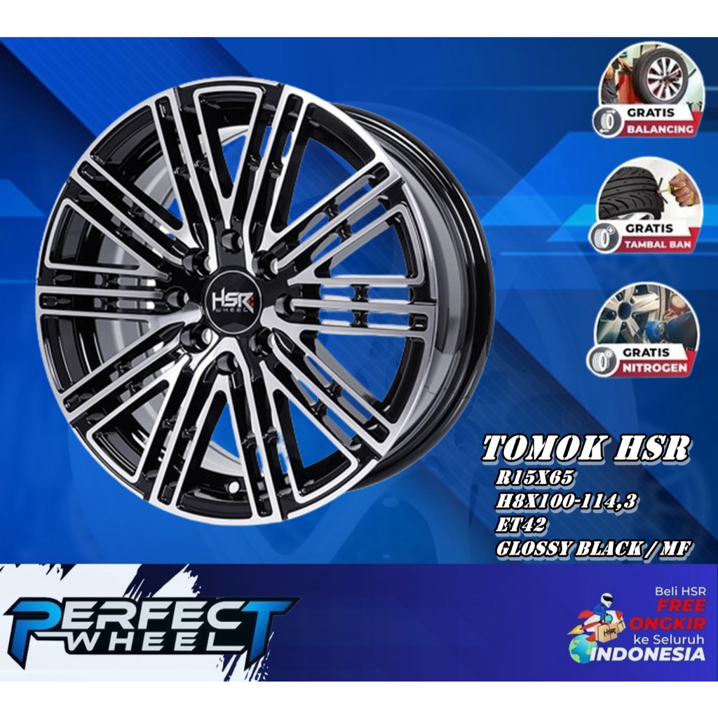 Velg Ring 15 Hsr Tomok Velg Racing Untuk Fiesta Sigra Futura Galant