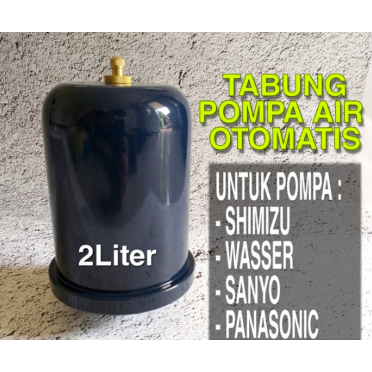 Tabung Pompa Pressure Tank Shimizu Sanyo 2 Liter Tebal Tabung Pompa Angin