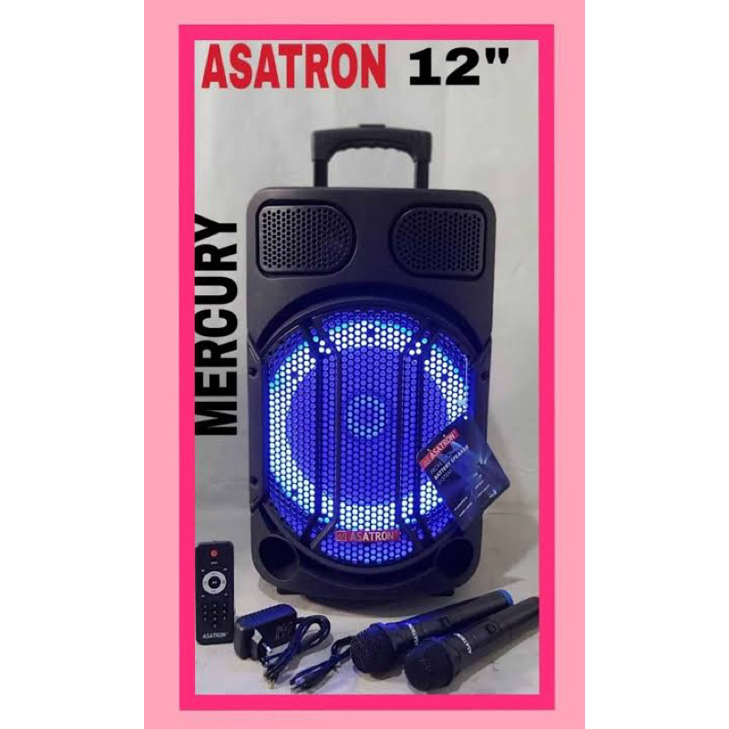 Asatron Mercury 12 inci Asatron Speaker Portable Asatron Speaker Wireless 12 inci ASATRON MERCURY 12