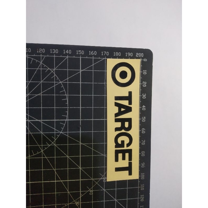 

cutting stiker target
