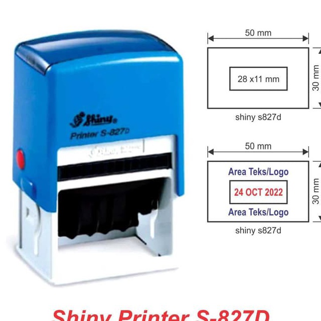 

Premium Stempel Shiny S827D S827D Tanggal