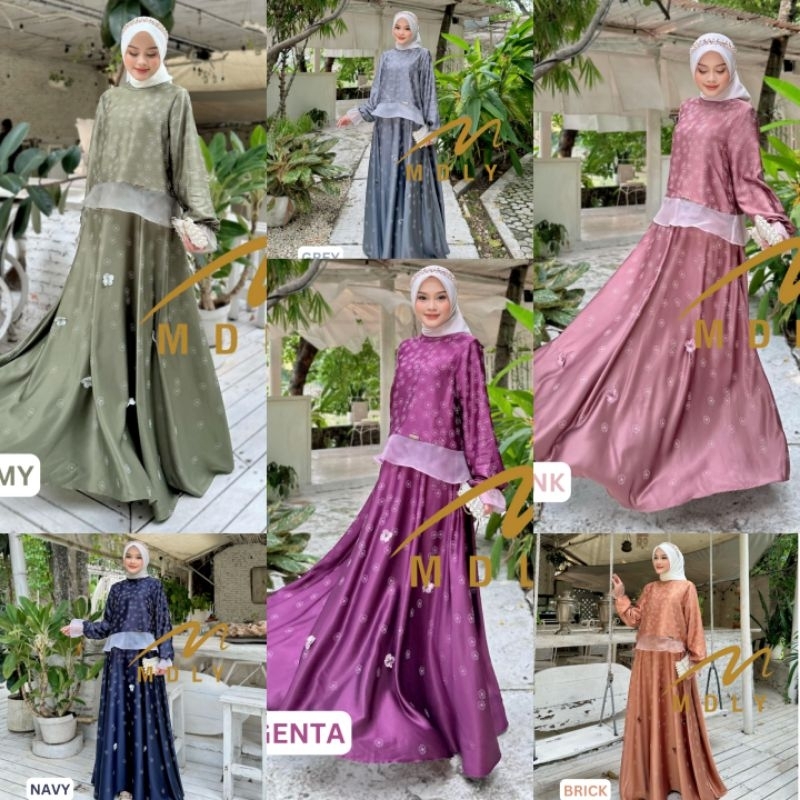 Gamis MDLY Vegia Dress ORIGINAL 0406