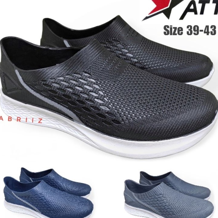 C6369 BARU Sepatu Karet Pria ATT Original  Sepatu Slip On Karet Pria  Sepatu Harian Cowok  MODEL TER