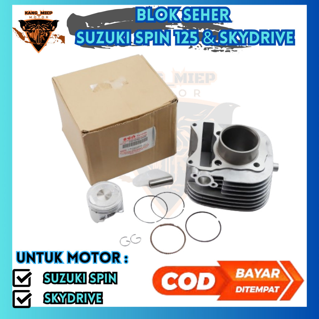 Blok Seher Motor Suzuki Spin 125 / Blok Seher Mesin Sepeda Motor Suzuki Spin 125 & Skydrive 125