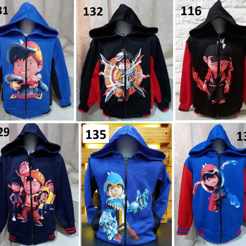 Star Seller Jaket Anak Cowok Motif Boboiboy  Jaket Anak Laki Boboiboy  Jaket Anak Boboiboy