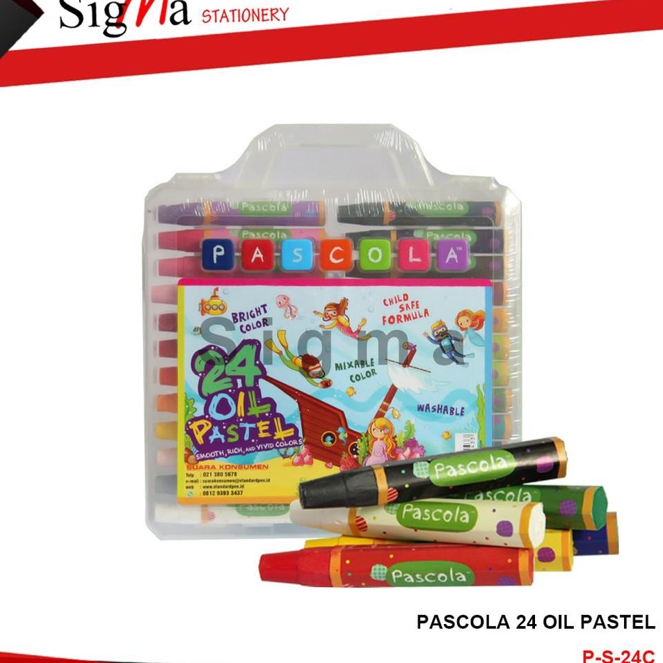 

Crayon Murah PASCOLA 24 warna