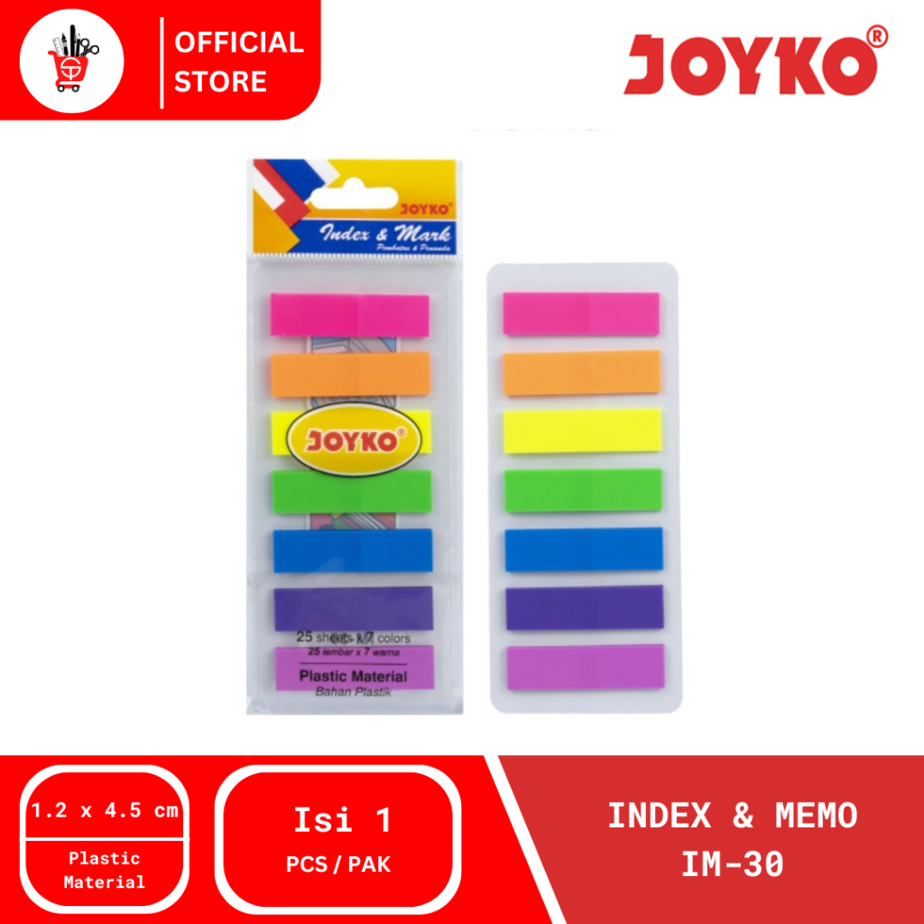

Index & Mark | Penanda | Pembatas Joyko IM-30 Plastik