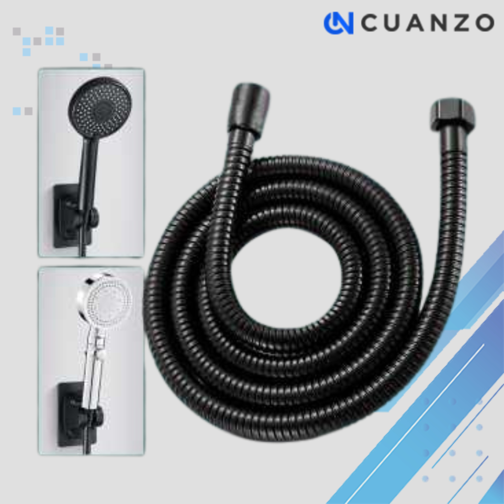 Selang Shower Flexible Hose Hot Cold Stainless Steel 2M / Selang Slang Shower Sower Mandi Closet Toi