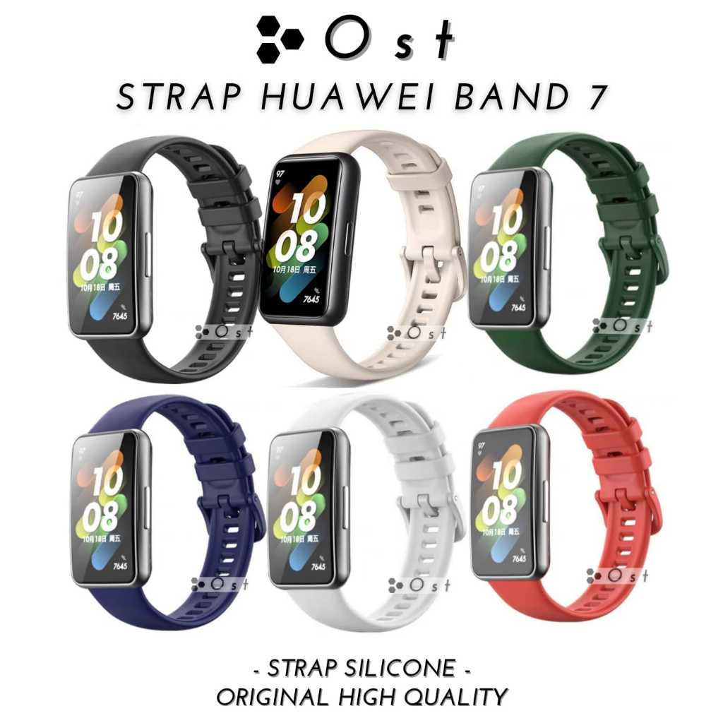Original Strap for Huawei Band 7 Replacement Wristband Tali Pengganti Tali Huawei Band 7