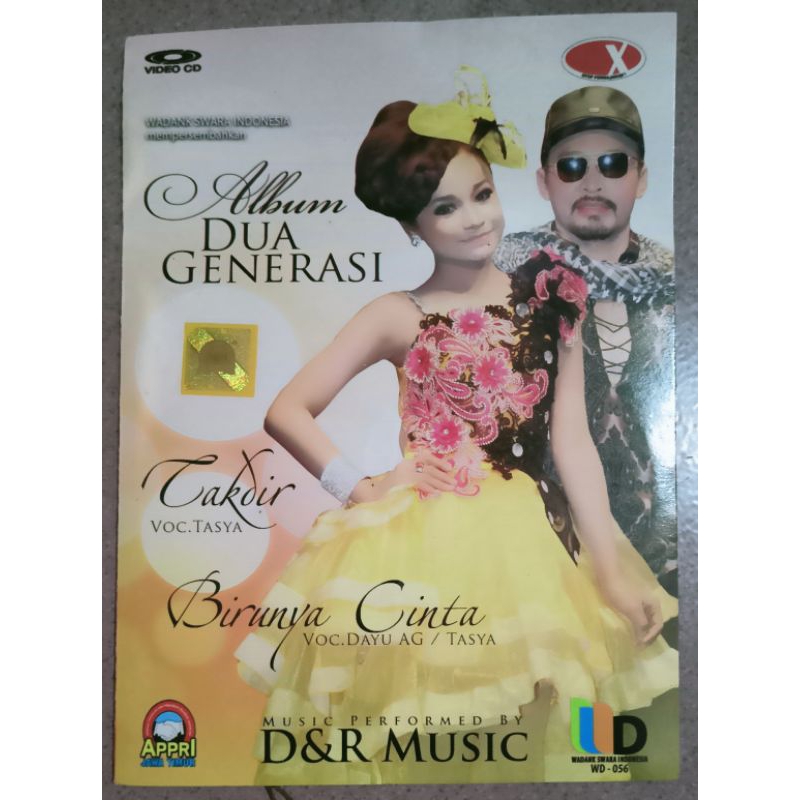 VCD original album dua generasi Tasya ft Dayu AG _ D&R Music