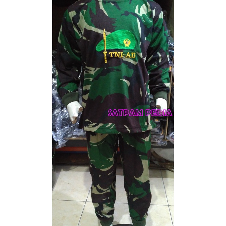 New Stock Kaos Anak Gambar TNI AD Loreng  Kaos Anak TNI AD