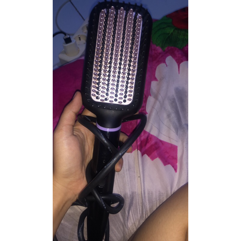 sisir pelurus rambut philips