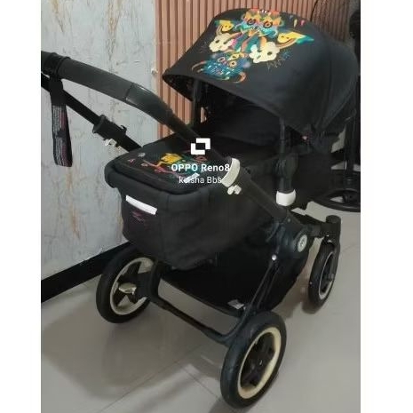 stroller bugaboo buffalo limited edition all black preloved