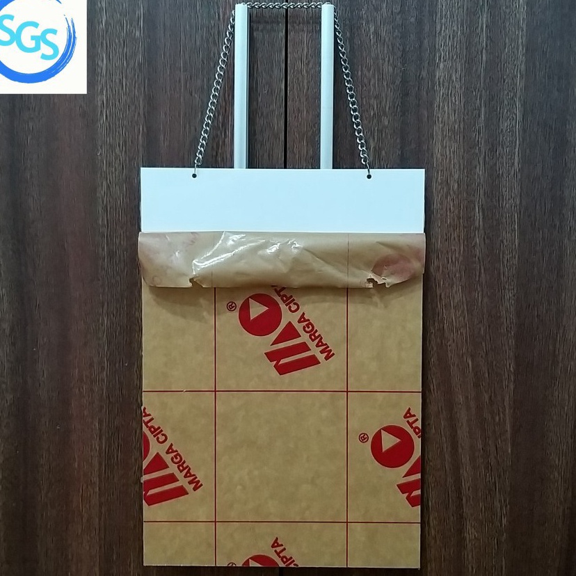 

Sign Akrilik Papan Display White Board Plus Rantai A4 21x3