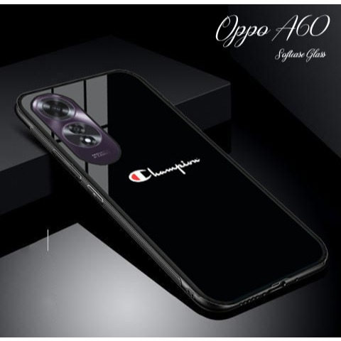 Softcase Glass [SC241] For Oppo A60 - Softcase Glass Oppo A60 - Kesing Hp Oppo A60 Terbaru 2024 - Ca