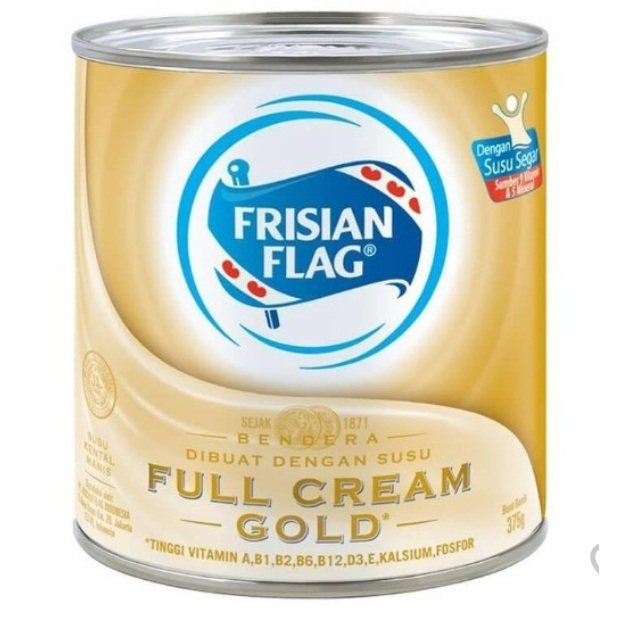 

FRISIAN FLAG Susu Kental Manis Coklat Gold Putih Kaleng 370gr