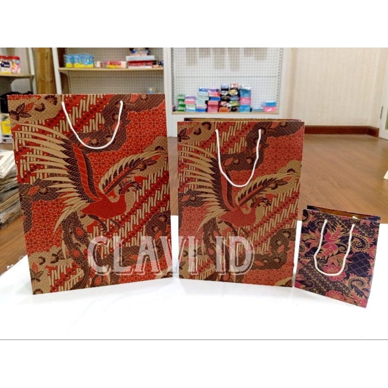 

PAPER BAG MURAH MOTIF BATIK/PAPER BAG GIFT/KERTAS KADO HADIAH