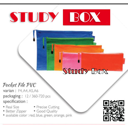 

Pocket File PVC A6 / Pocket File / Tempat Alat Tulis