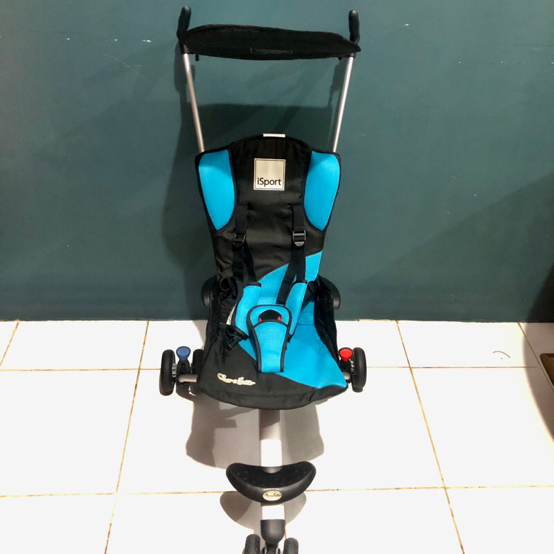 Stroller Cocolatte iSport Blue Black Lengkap Tas