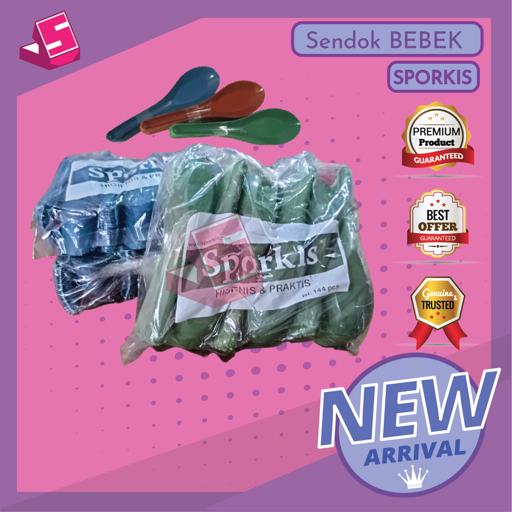 Sendok Bebek / Sendok Plastik / Sendok sekali pakai / Sendok Hajatan