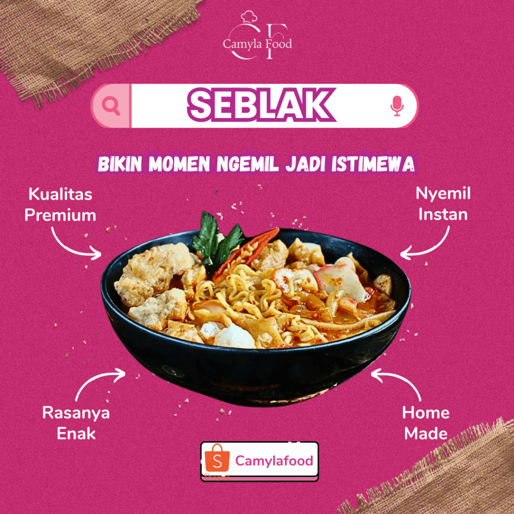 

Seblak Instan Jajanan Bandung - Seblak Instan Camylafood