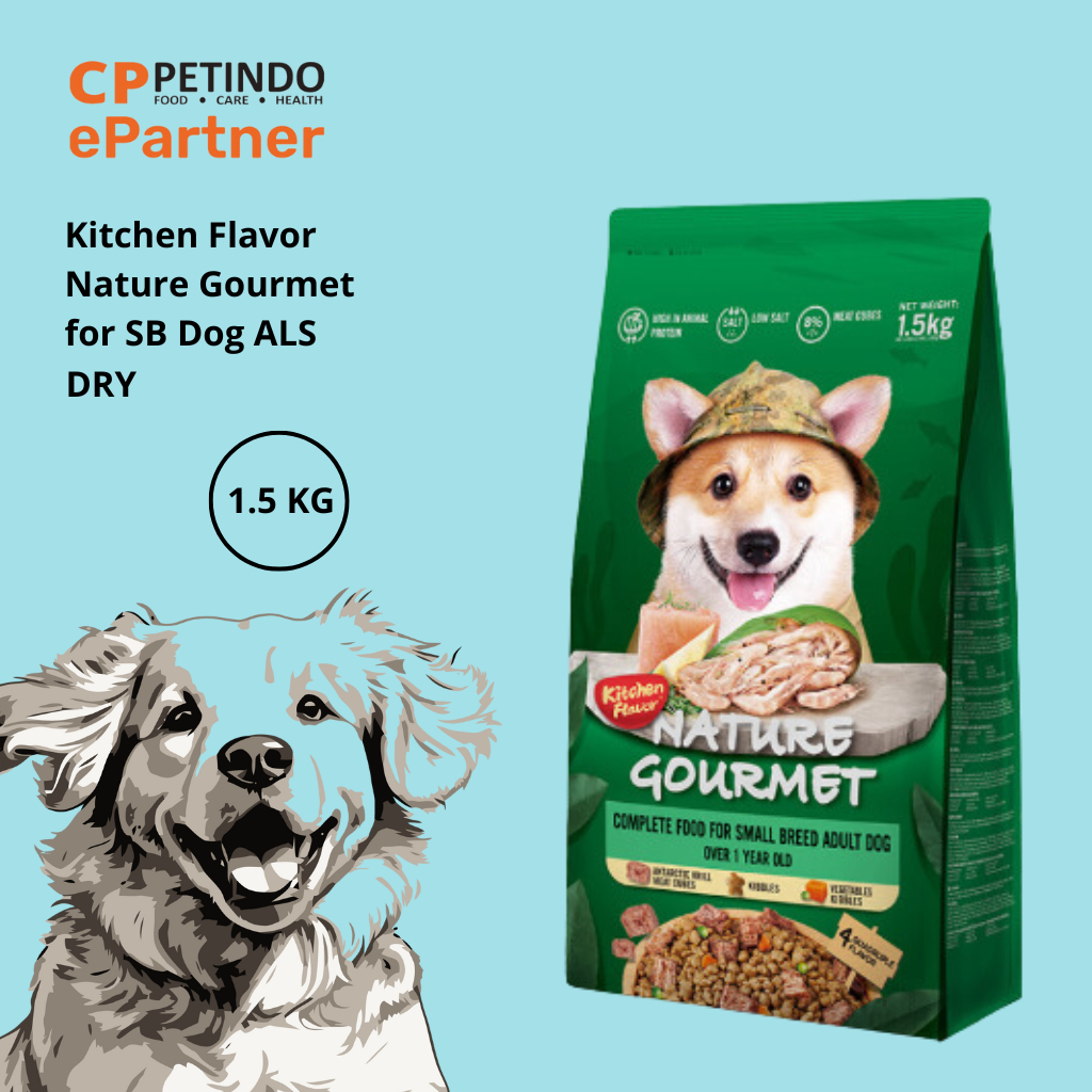 

23bagusmenshop - Kitchen Flavor Antarctic Krill Small Breed Adult Dog Food 1.5Kg