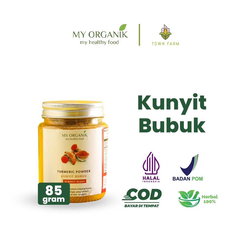 

My Organik Kunyit Bubuk Bumbu Masak Dapur Rempah Turmeric Powder Premium Original Murni 100%